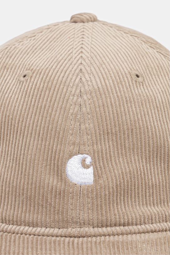 Carhartt WIP cotton baseball cap Harlem Cap I036729.11DXX beige SS26