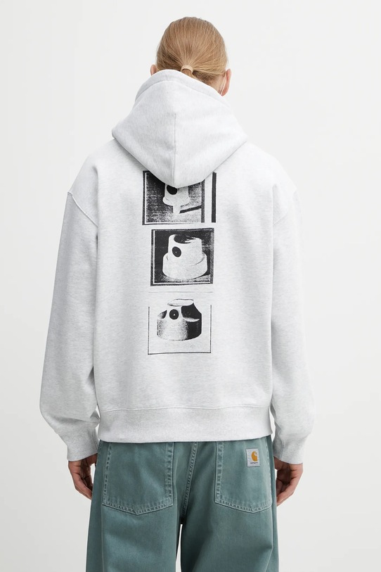 Odzież Carhartt WIP bluza Hooded Caps Sweat I036066.482XX szary