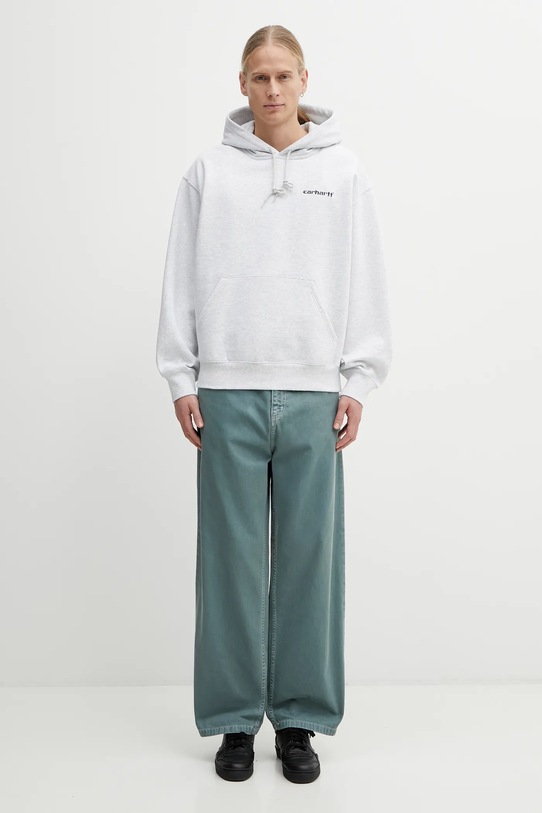 Carhartt WIP bluza Hooded Caps Sweat I036066.482XX szary