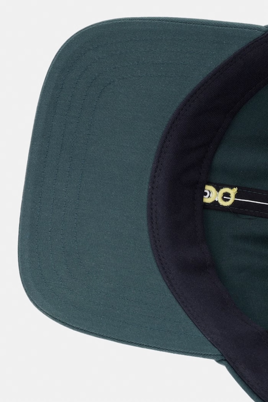 On czapka z daszkiem bawełniana zielony 2UG10104407