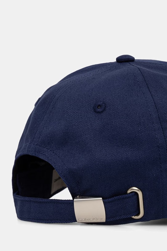 Αξεσουάρ Calvin Klein Καπέλο με γείσο βαμβακερό LV04D5083G σκούρο μπλε