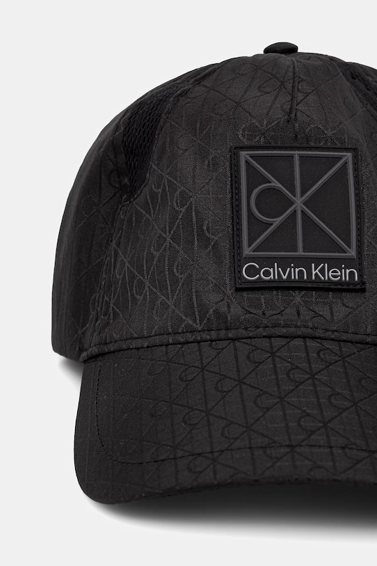 Calvin Klein Καπέλο με γείσο LV04D5086G μαύρο SS26
