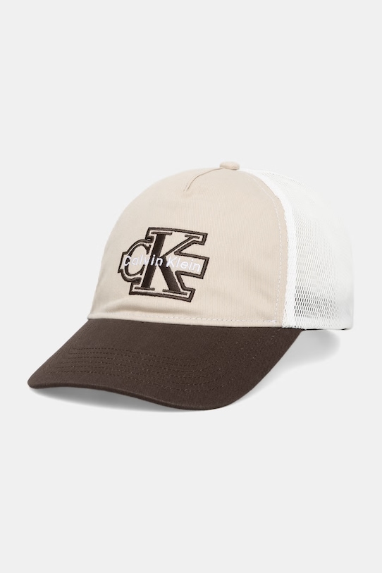 Calvin Klein καπέλο trucker μπεζ LV04D5092G