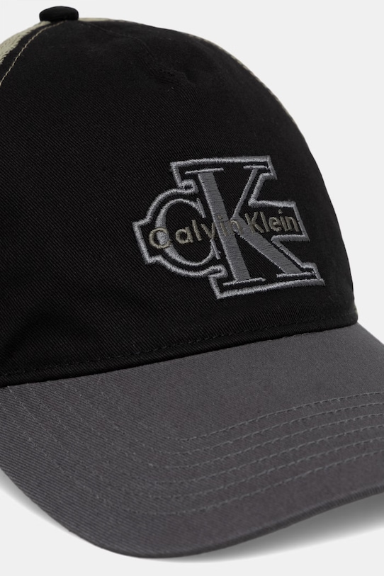 Calvin Klein Καπέλο trucker LV04D5092G μαύρο SS26