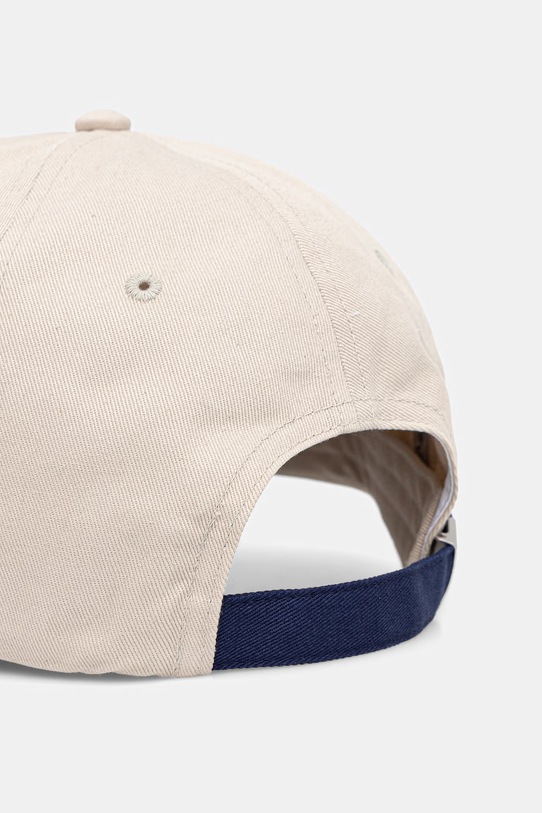 Doplnky Calvin Klein čiapka so šiltom bavlnená LV04D5101G béžová