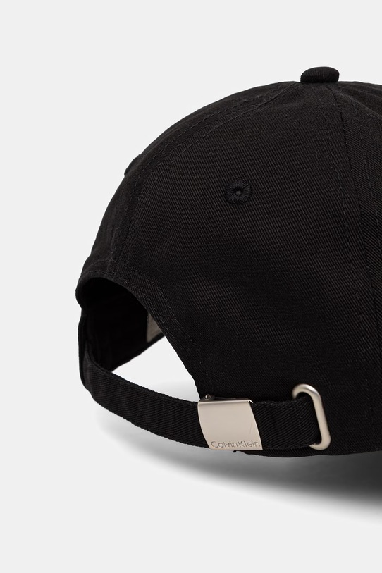 Αξεσουάρ Calvin Klein Καπέλο μπέιζμπολ βαμβακερό LV04D5103G μαύρο