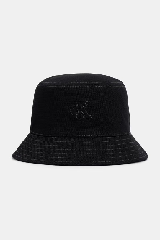 Calvin Klein καπέλο bucket βαμβακερό μαύρο LV04F5062G