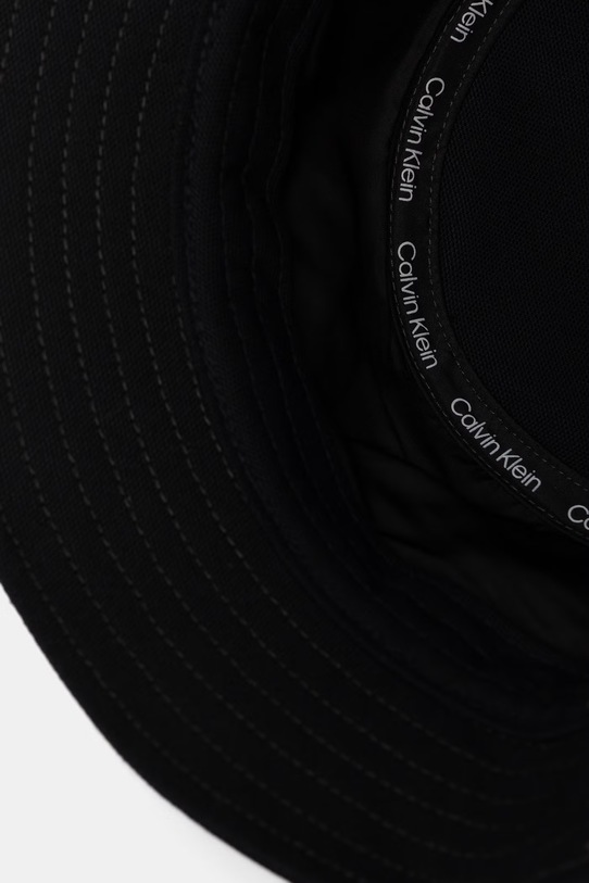 Calvin Klein καπέλο bucket βαμβακερό μαύρο LV04F5062G
