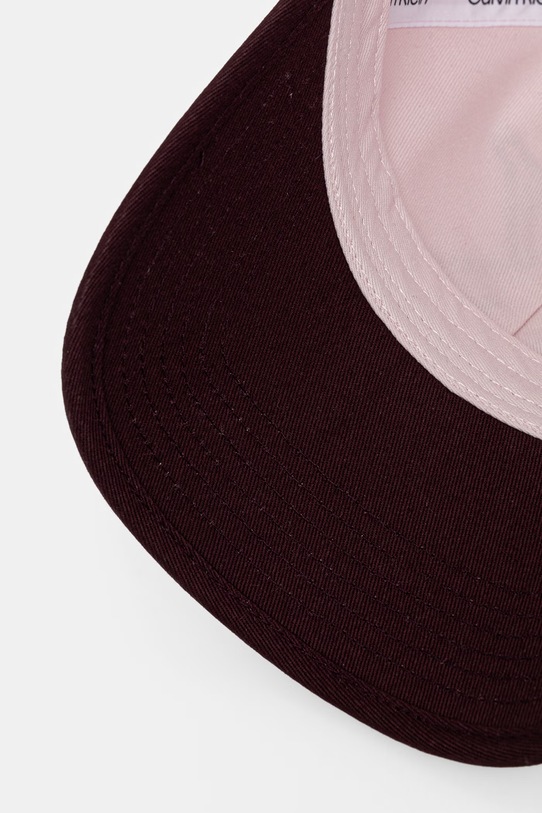 Calvin Klein baseballová čepice bavlněná růžová LV04F5065G