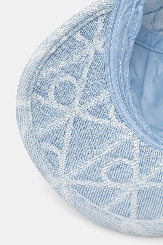 Calvin Klein kapa sa šiltom od trapera plava LV04F5069G