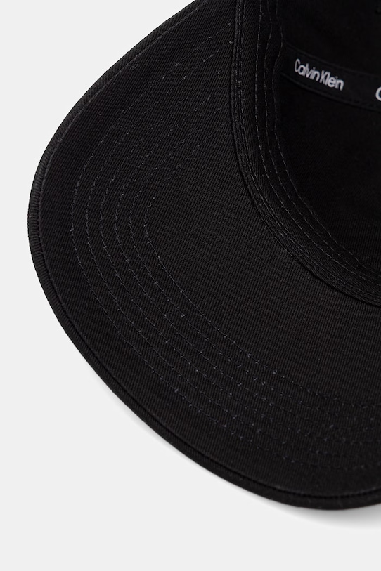 Calvin Klein baseballová čepice bavlněná černá LV04F5072G