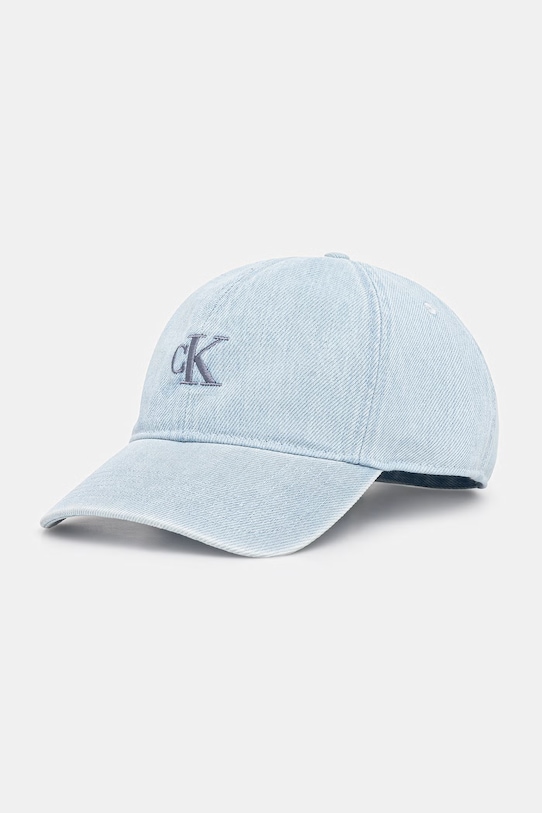 Calvin Klein kšiltovka džínová modrá LV04K5025G
