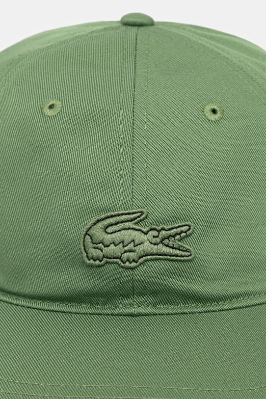 Lacoste czapka z daszkiem bawełniana RK1910 zielony SS26