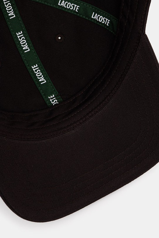 Lacoste șapcă bumbac maro RK1910