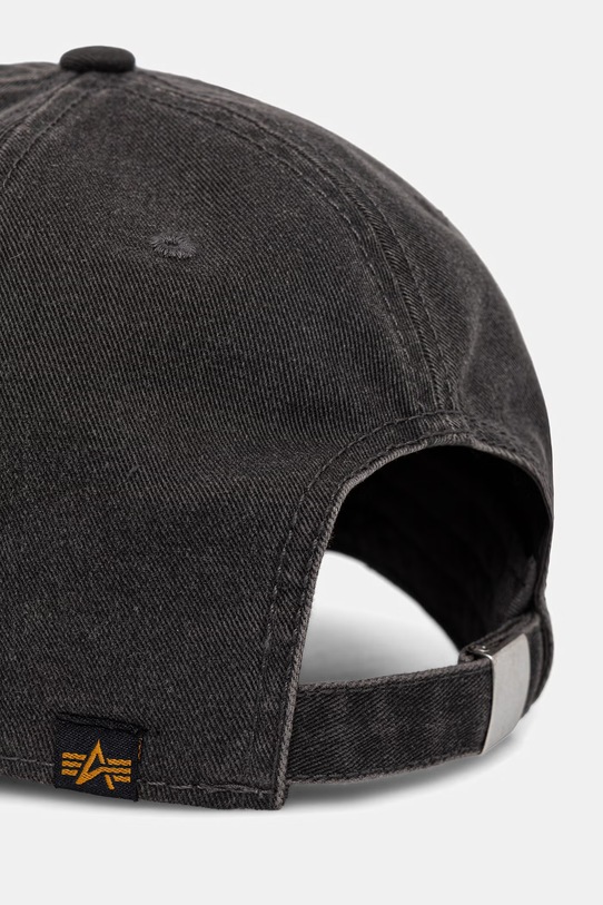 Akcesoria Alpha Industries czapka z daszkiem bawełniana World Acid Cap 266904 szary