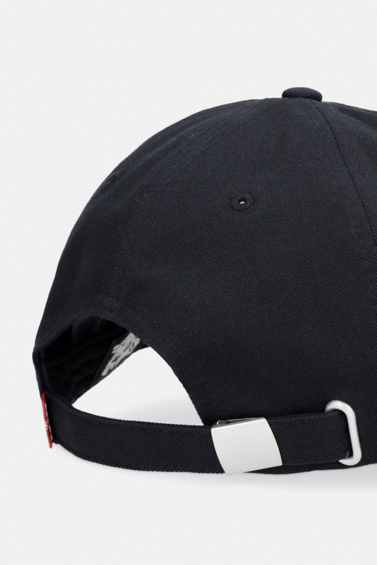 Doplnky Bavlnená šiltovka Levi's LAZY GIRL LOGO 000AG čierna