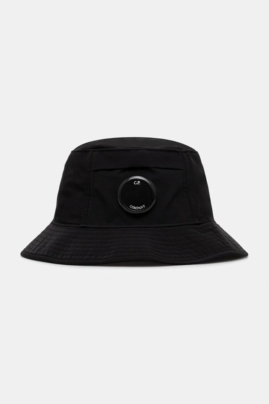 Klobúk C.P. Company jednofarebný čierna 20CMAC046A110545A