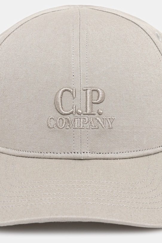 Bavlnená šiltovka C.P. Company 20CMAC750A006288A béžová SS26