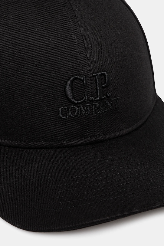 Bavlnená šiltovka C.P. Company RCCMAC750A006288A čierna SS26