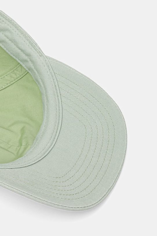 MM6 Maison Margiela czapka z daszkiem bawełniana SH0TC0008.M35346 turkusowy