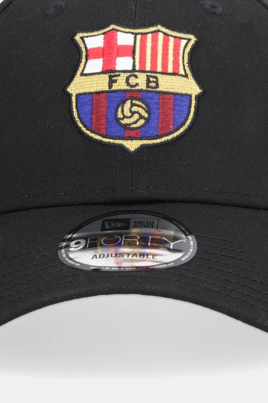 New Era czapka z daszkiem bawełniana NEW ERA x FC BARCELONA 60846892 czarny SS26