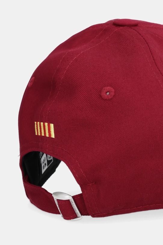 Akcesoria New Era czapka z daszkiem bawełniana NEW ERA x FC BARCELONA 60846893 bordowy