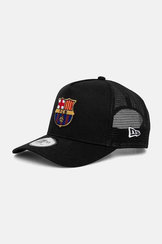 New Era czapka z daszkiem NEW ERA x FC BARCELONA aplikacja czarny 60846905