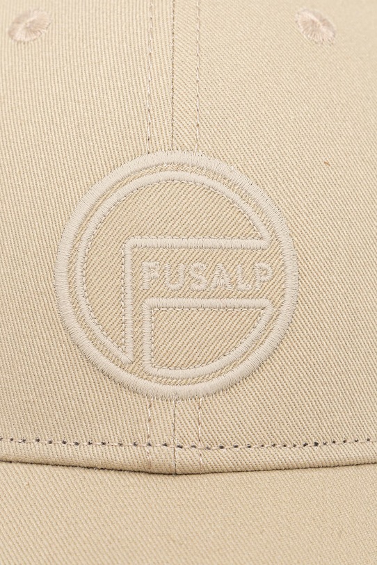 Fusalp czapka baseballowa bawełniana H3701 beżowy SS26