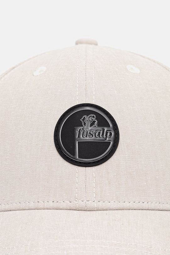Fusalp czapka z daszkiem CHAMBRAY CAP J3703 beżowy SS26