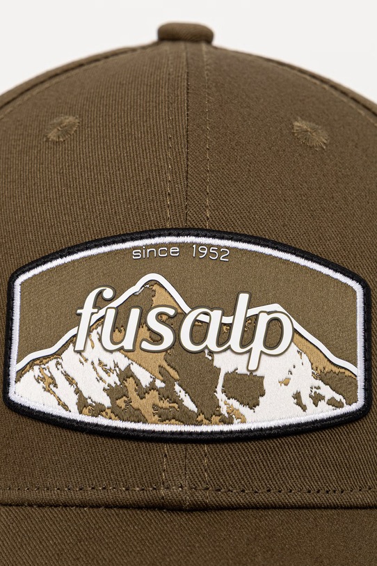 Fusalp czapka bejsbolówka bawełniana COTTON ANIM J3704 zielony SS26