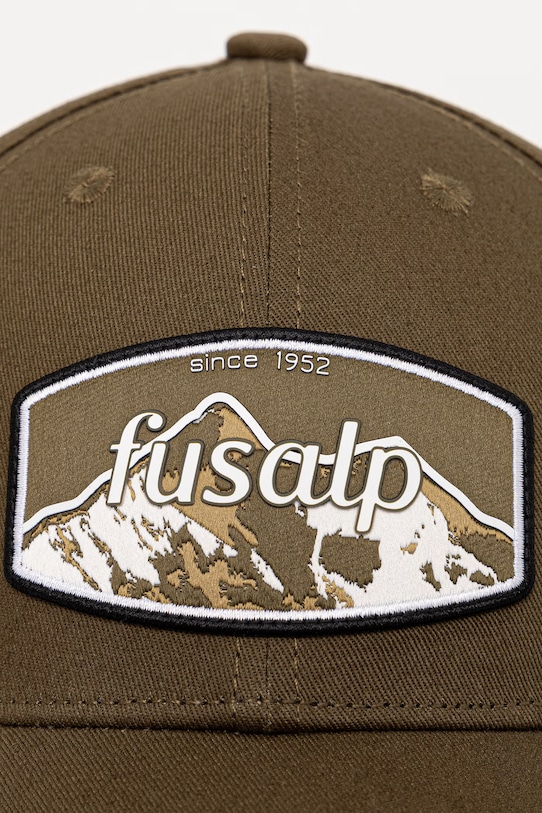 Fusalp czapka bejsbolówka bawełniana COTTON ANIM J3704 zielony SS26