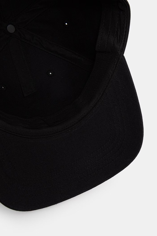 Y-3 czapka z daszkiem bawełniana MERCH CAP czarny KD0179