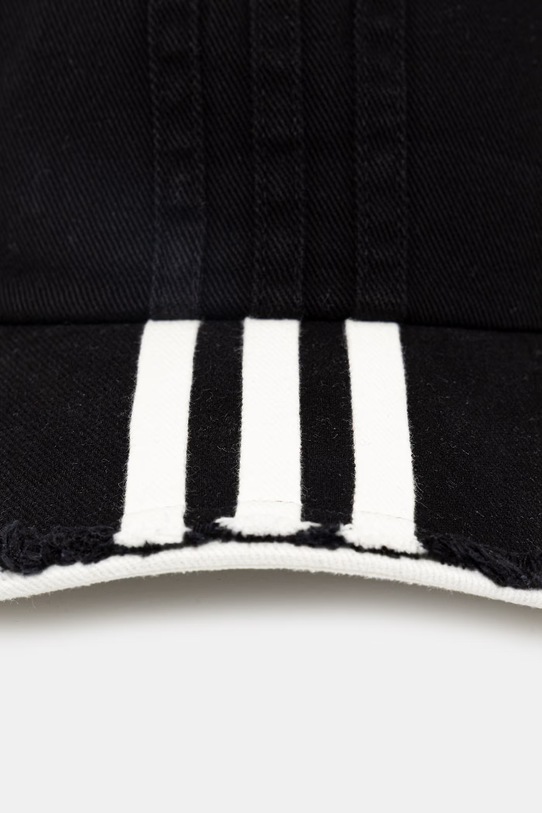 Y-3 czapka z daszkiem jeansowa STRIPES CAP KD2435 czarny SS26