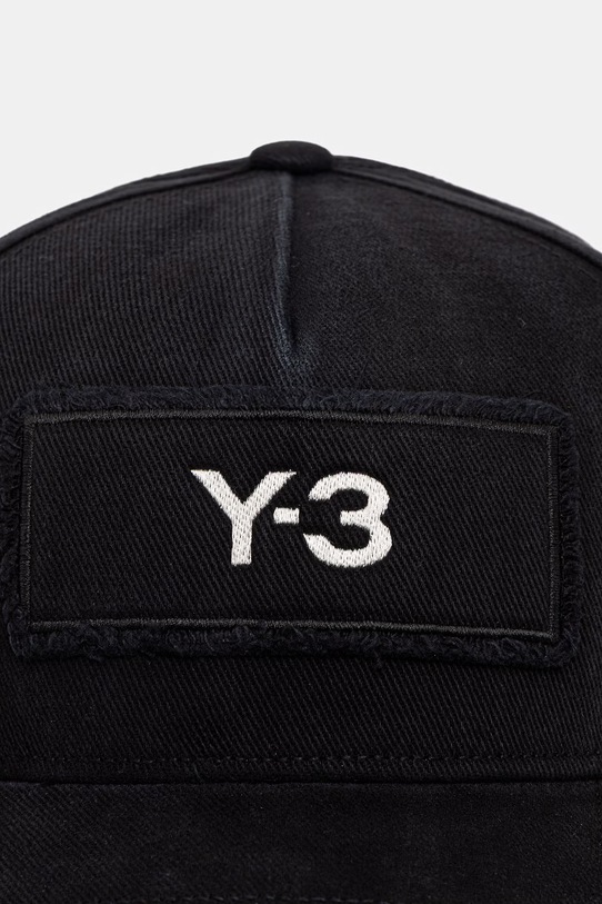 Y-3 czapka z daszkiem bawełniana RACE CAP KE0075 czarny SS26