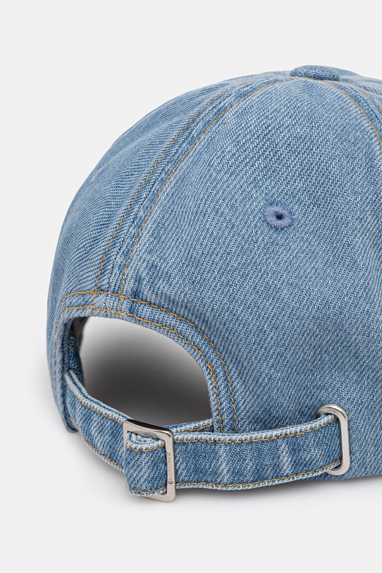 Akcesoria Lacoste czapka z daszkiem jeansowa RK6362 niebieski