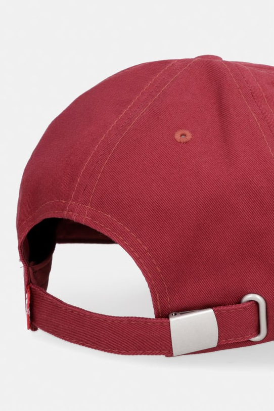 Akcesoria Levi's czapka z daszkiem bawełniana RELAXED DAD HERITAGE 000A9.0033 czerwony