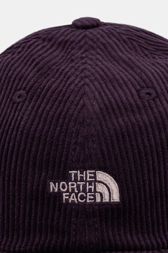 The North Face Norm czapka bejsbolowa bawełniana NF0A8CGKNHB1 fioletowy SS26