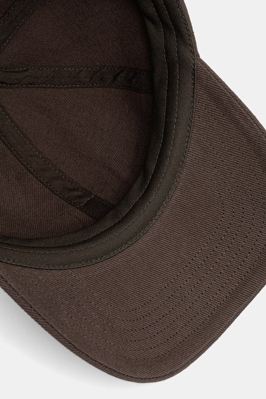 Βαμβακερό καπέλο του μπέιζμπολ Maison Kitsuné Fox Head πράσινο MM06104WW0096