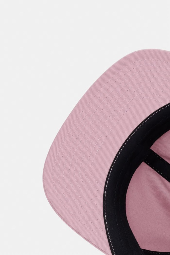 Vans czapka z daszkiem bawełniana różowy VN000QA1FPR1