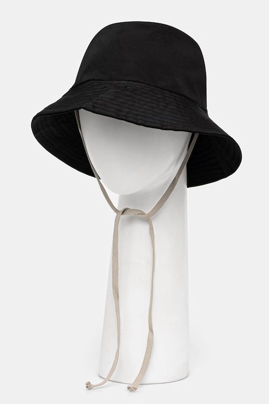 Rick Owens DRKSHDW Gilligan bucket hat DA01F4479.NCV czarny SS26