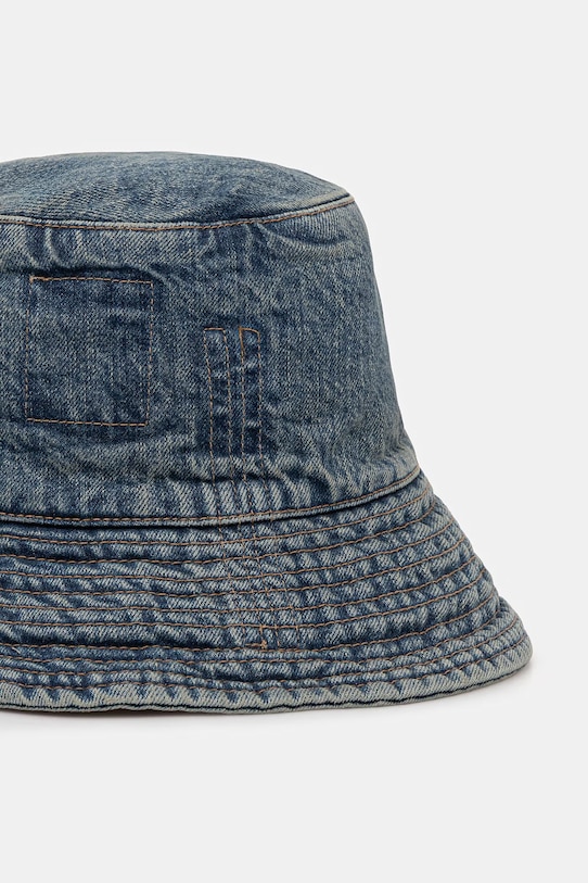 Rick Owens DRKSHDW kapelusz jeansowy Gilligan niebieski DA01F4479.DWB