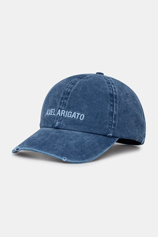 AXEL ARIGATO cotton baseball cap applique blue X3959004