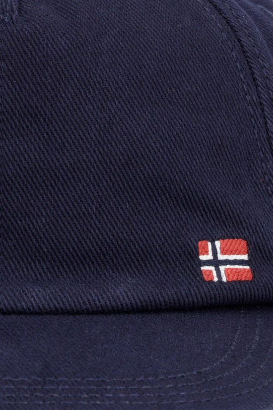 Napapijri czapka z daszkiem bawełniana NEW FALIS NP0A4G5O1761 granatowy SS26