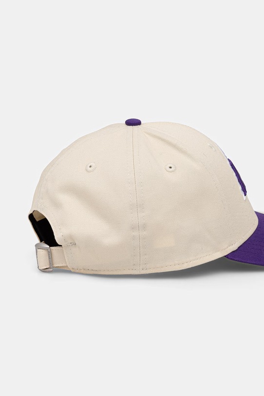 Akcesoria New Era czapka z daszkiem bawełniana COLOURBLOCK 9FORTY® 60771881 beżowy