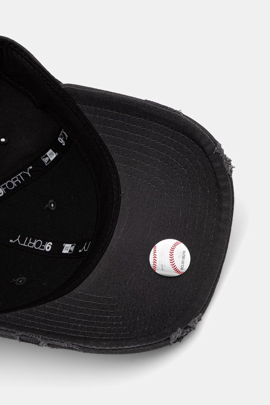 New Era czapka z daszkiem bawełniana WASH DISTRESS 9FORTY® 60771828 szary