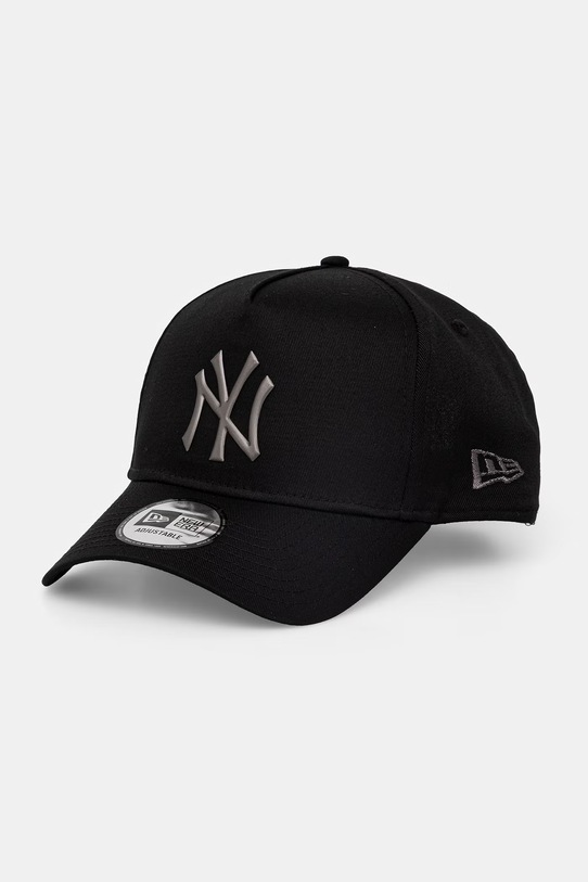 New Era czapka z daszkiem METALLIC E-FRAME aplikacja czarny 60771870