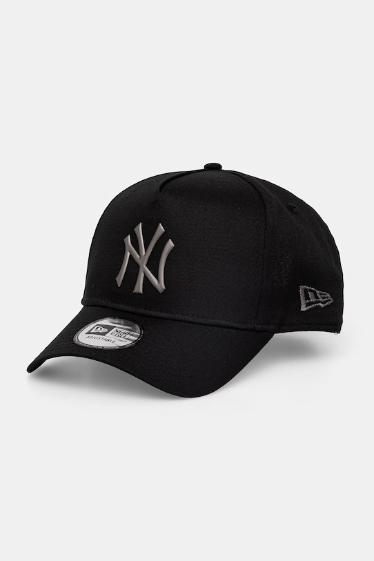 New Era czapka z daszkiem METALLIC E-FRAME aplikacja czarny 60771870