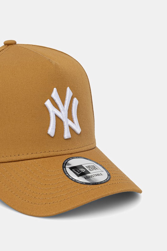 New Era czapka z daszkiem bawełniana LEAGUE ESSENTIAL E-FRAME 60771716 żółty SS26