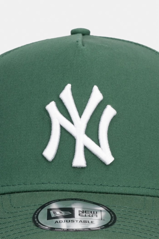 New Era czapka z daszkiem bawełniana LEAGUE ESSENTIAL E-FRAME 60771719 zielony SS26