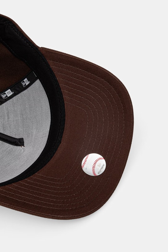 New Era czapka z daszkiem OUTLINE SCRIPT E-FRAME 60771811 brązowy